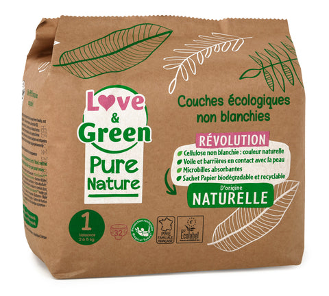 Love and Green | Couches écologiques Pure Nature - taille 1