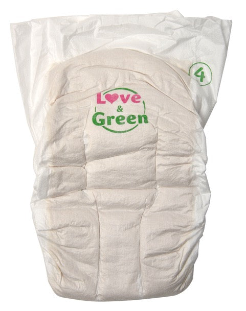 Love&Green Pure Nature Couches Écologiques Taille 4+ x 35 - Easypara