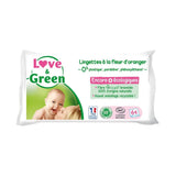 Love and Green | Organic Orange Blossom Eco-Friendly Wipes