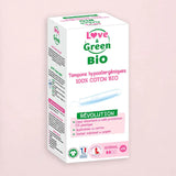 Love and Green | 100% Organic Cotton Tampons with Applicator - Regular