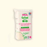 Love and Green | Hypoallergenic Maxi Squares 100% Cotton - 70 pcs