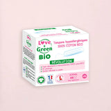 Love and Green | 100% Organic Cotton Tampons without Applicator - Regular