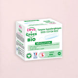 Love and Green | 100% Organic Cotton Tampons without Applicator - Super