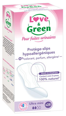 Love and Green | Protège-lingerie Fuites urinaires Ultra-Mini
