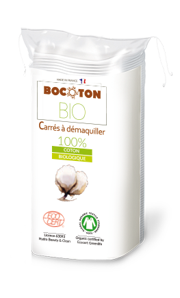 Bocoton | Carrés coton à démaquiller bio x40