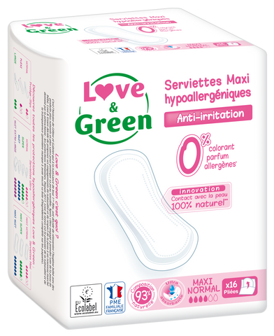 Love and Green | Serviettes - Maxi-Normal