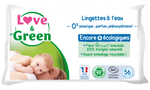 Love and Green | Lingettes écologiques à 99% d’eau