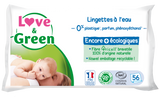 Love and Green | Lingettes écologiques à 99% d’eau
