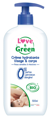 Love and Green | Crème hydratante visage et corps bio