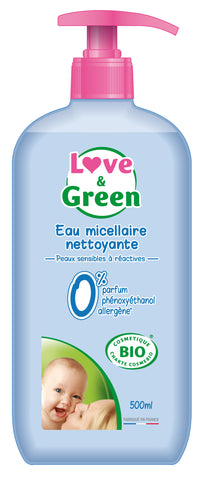 Love and Green | Eau micellaire nettoyante bio