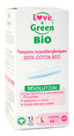 Love and Green | Tampons 100% coton BIO avec applicateur - Normal