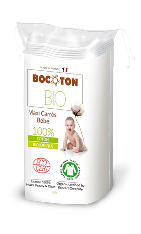 Bocoton | Maxi coton carré bébé bio x60